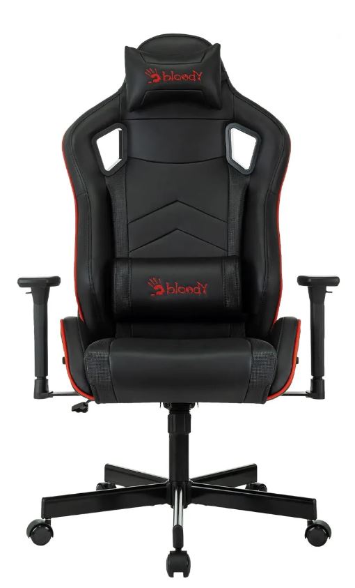 

Кресло игровое A4Tech BLOODY GC-840 черный сиденье черный эко.кожа с подголов. крестов. металл черный пластик черный, BLOODY GC-840