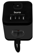 фото Удлинитель сетевой  Buro BU-PC3.1UС-B