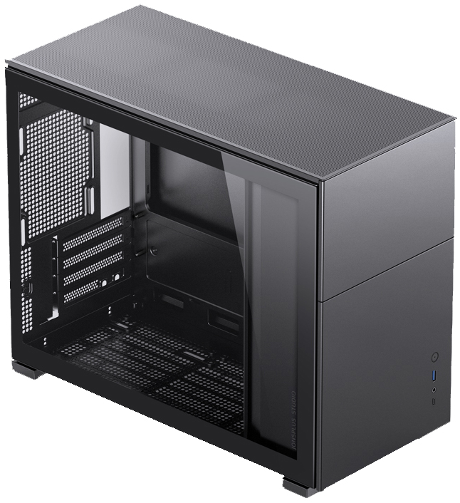 

Корпус mATX JONSBO D31 STD Black черный, без БП, окно из закаленного стекла, USB-C, USB3.0, audio, D31 STD Black