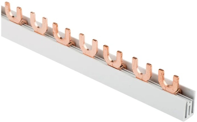 

Шина соединительная EKF fork-02-63 типа FORK для 2-п нагр. 63А 54 мод., fork-02-63