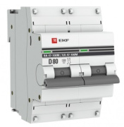 Изображение товара Автоматический выключатель EKF mcb47100m-2-80D-pro