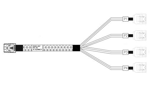 Изображение товара Кабель Amphenol RHS36-4567 для передачи сигналов