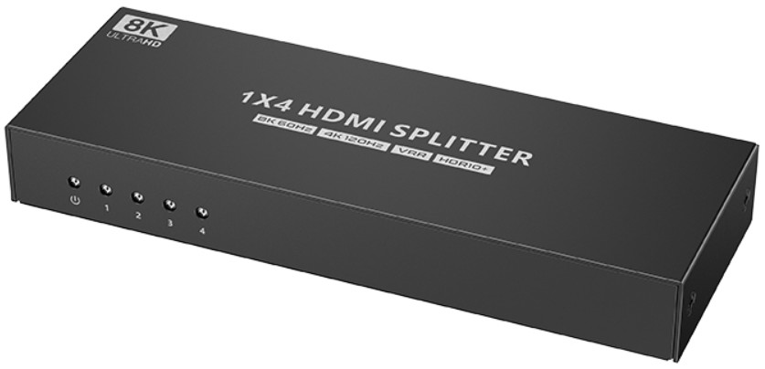 

Сплиттер LENKENG LKV864 1 в 4 HDMI 2.1, 8К, аудио, LKV864