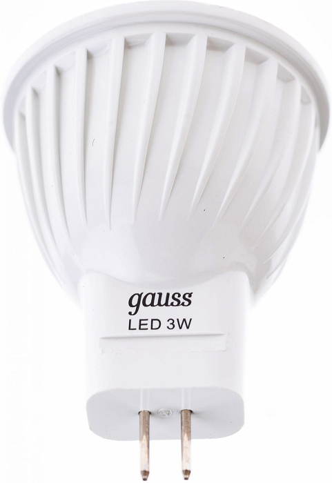 

Лампа светодиодная Gauss 132517303 MR11 3W 300lm 6500K GU4 LED, 132517303