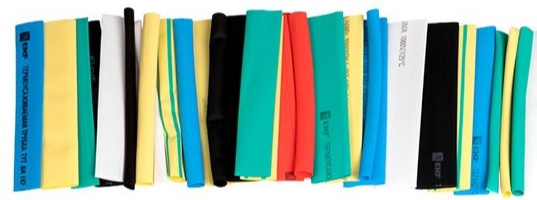 Изображение товара Набор термоусадочных трубок EKF tut-n-4-r 7 цветов по 5шт