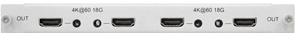 Модуль Qtex QVP 2 CH4K-4OUT18G