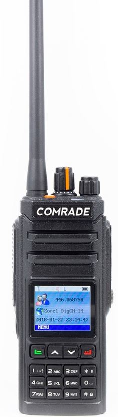 

Радиостанция Comrade 4640138984481 R12 UHF Radio (400-470MHZ) AES256, 4640138984481