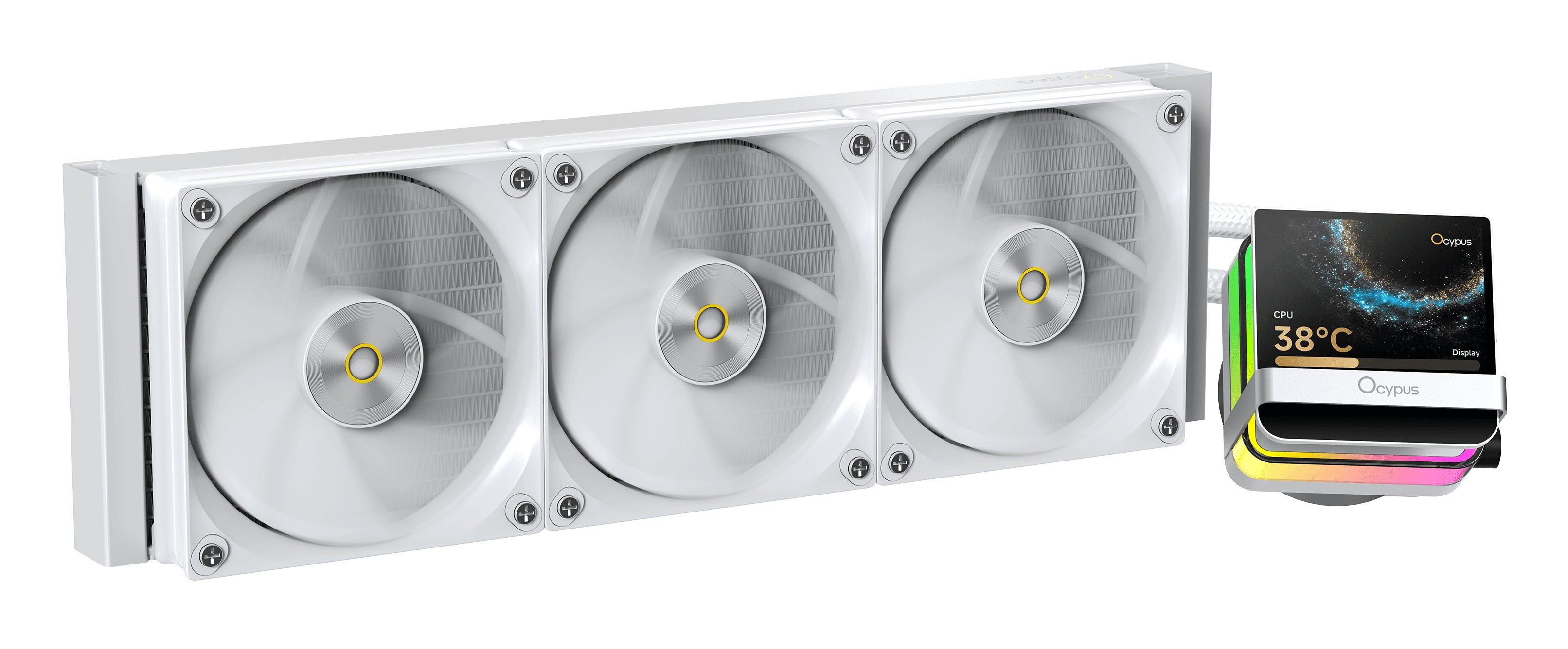 

Система охлаждения жидкостная Ocypus Sigma L36 WH ARGB LGA115X/1200/1700/18XX/AM4/AM5 (3*120mm), Sigma L36 WH ARGB