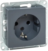 фото Розетка с заземлением  EKF UP1-SOG-111