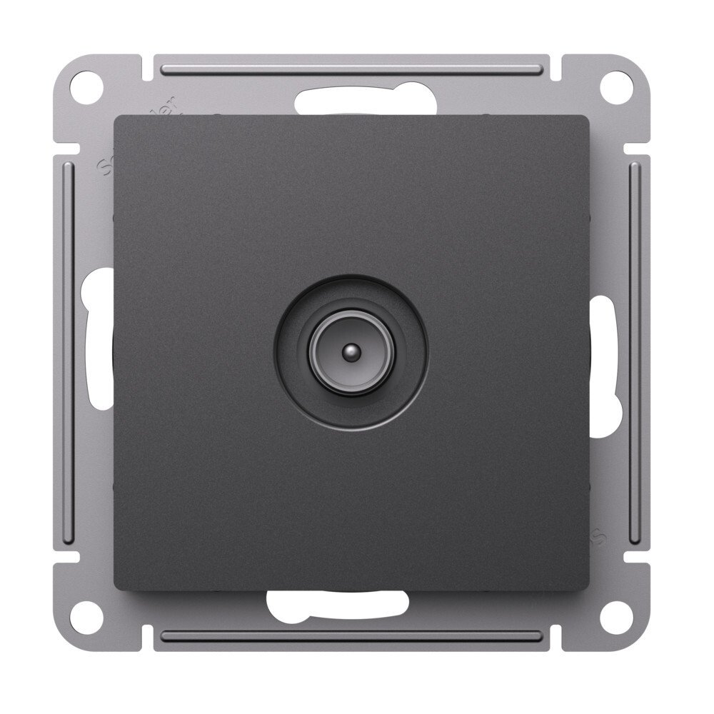 

Розетка телевизионная оконечная Systeme Electric ATN001491 AtlasDesign 1DB, механизм, базальт, ATN001491