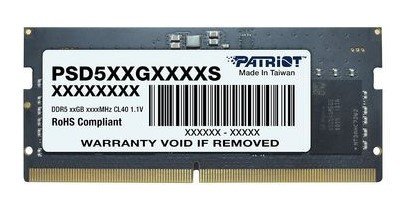 фото Модуль памяти SODIMM DDR5 32GB Patriot Memory PSD532G56002S в Уфе