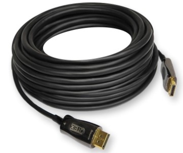 Кабель Qtex DFOC-100-20 активный гибридный DisplayPort 4K/120, 8K/60 (вилка-вилка), 20 м