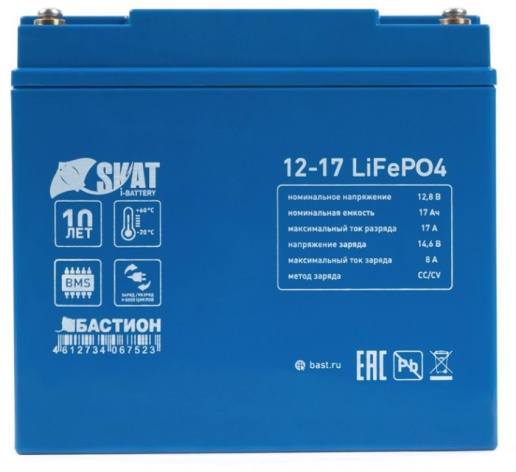 фото Аккумулятор  Бастион Skat i-Battery 12-17 LiFePo4 в Уфе