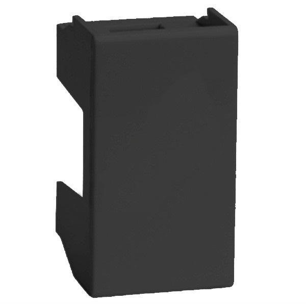 

Заглушка DKC 45216 на 1 модуль, чёрная, "Viva", 45216