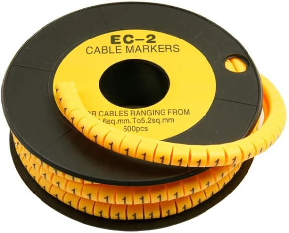 Изображение товара Маркер на кабель Cabeus EC-2-1 для идентификации и маркировки кабелей
