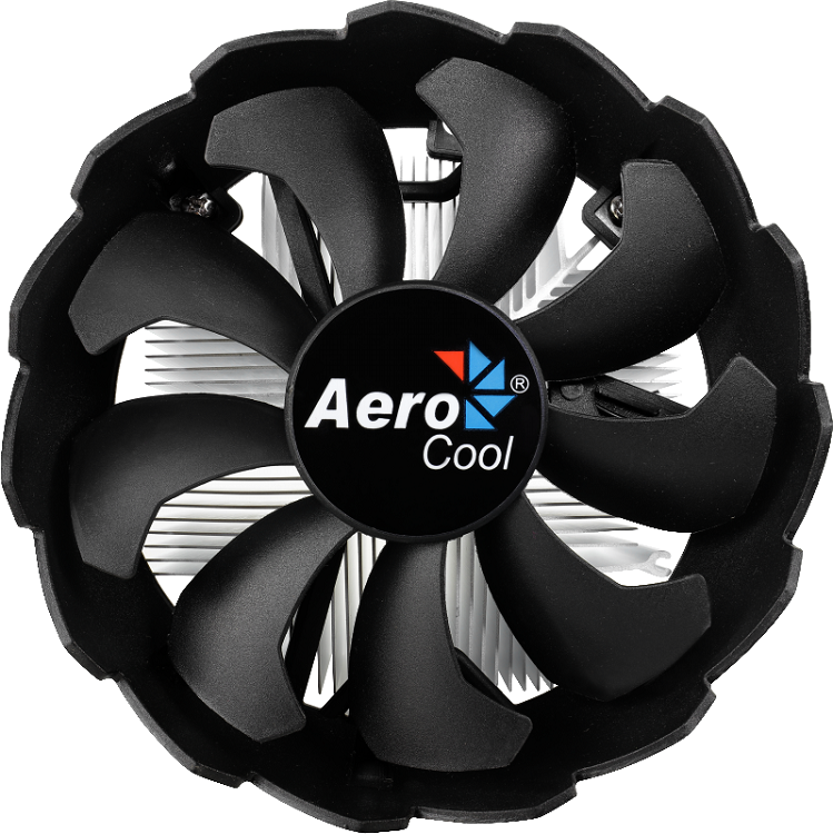 

Кулер AeroCool BAS 4710700955871 LGA115x (Aluminum,1200 RPM,24 dBA,120x120x25mm, 55.6 CFM,3-pin), BAS