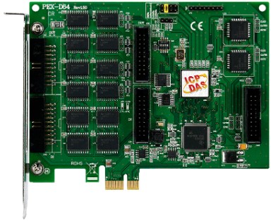 

Плата ICP DAS PEX-D64 CR PCI Express, 64-channel DIO board (RoHS), PEX-D64 CR