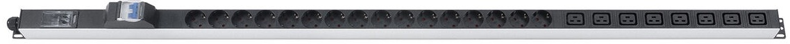 фото Блок розеток 19, 16 розеток  Cabeus PDU-32-16S-8C19-B-T