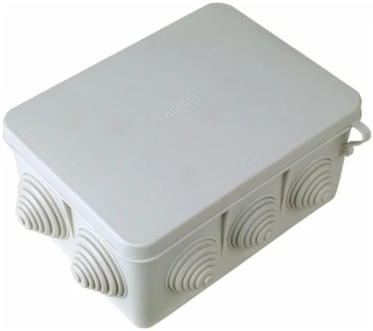 Изображение товара Коробка распределительная HEGEL КР2606-И для открытого монтажа 10 вводов