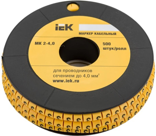 Изображение товара Маркер на кабель IEK UMK20-3 для идентификации проводов