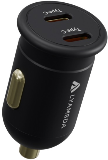

Зарядное устройство автомобильное Lyambda LS-СC35 USB type-С+С, LS-СC35