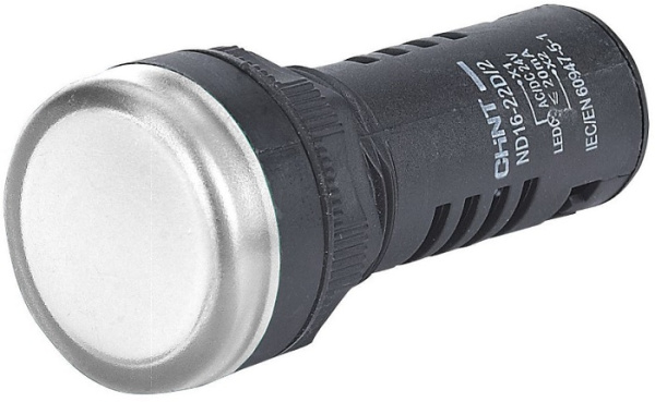 Изображение товара Индикатор CHINT ND16-22D/2 светодиодный белый IP40 230 В AC/DC