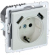 фото Розетка с заземлением  IEK BR-R14-16-U21-D31-K36
