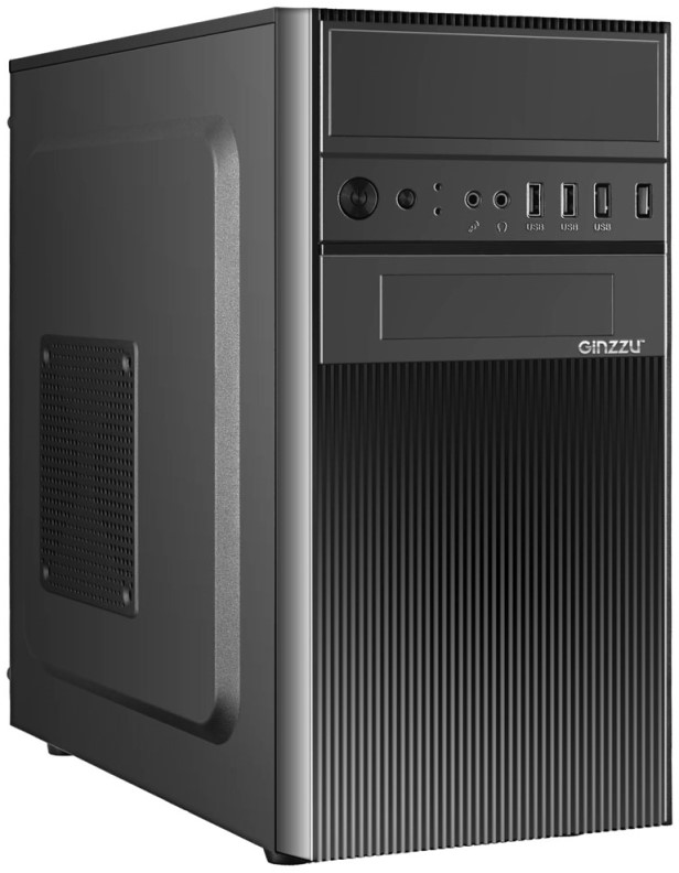 

Корпус mATX Ginzzu D190 без БП, 2*USB 2.0, D190