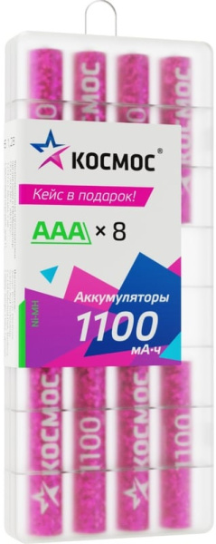 Изображение товара Аккумулятор Космос KOCR03NIMH1100mАч 1.2 В Ni-MH AAA