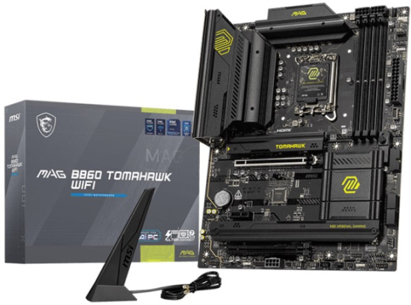 Изображение товара Материнская плата MSI MAG B860 TOMAHAWK WIFI для Intel LGA1851 ATX