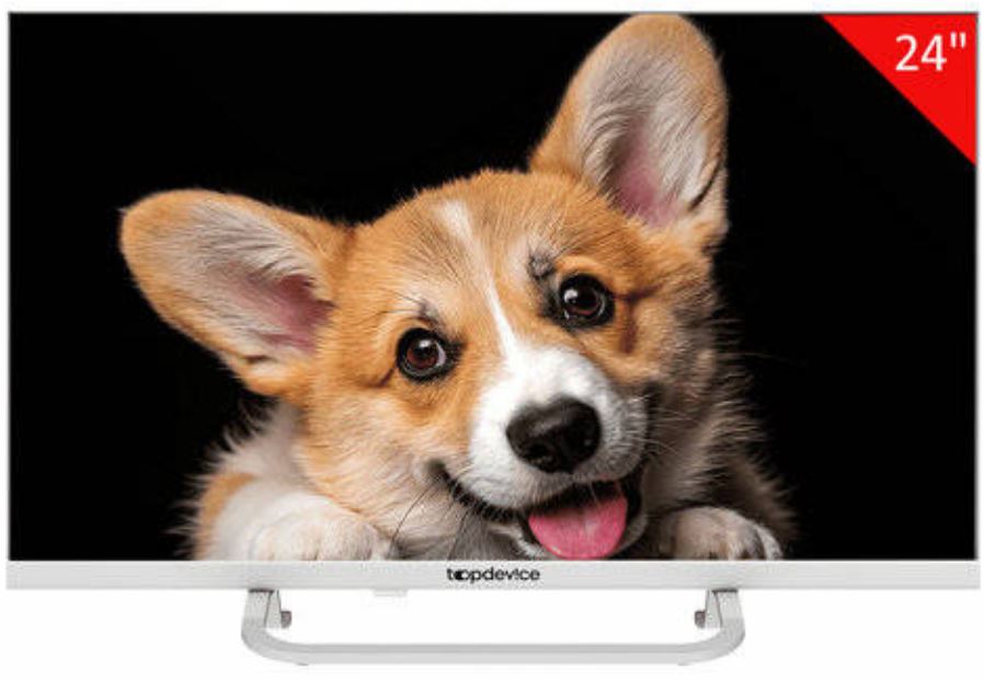 

Телевизор TopDevice TDTV24CS03H_WE 24"/HD/VA/Smart YaOS/1-8 Гб/BT/белый, TDTV24CS03H_WE