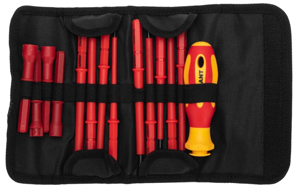 

Набор отверток Rexant 12-4773-3 диэлектрических, 14 предметов, 12-4773-3