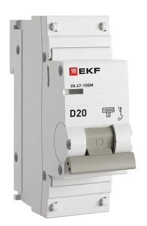 фото Автоматический выключатель  EKF mcb47100m-1-20D-pro в Перми