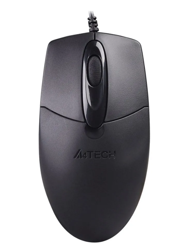 

Мышь A4Tech OP-720S черная оптическая (1200dpi) silent USB (3but) 1938395, OP-720S