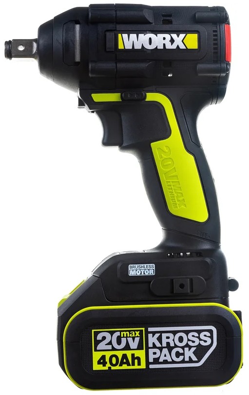 

Гайковерт WORX Professional WU279.1 аккумуляторный ударный, WU279.1