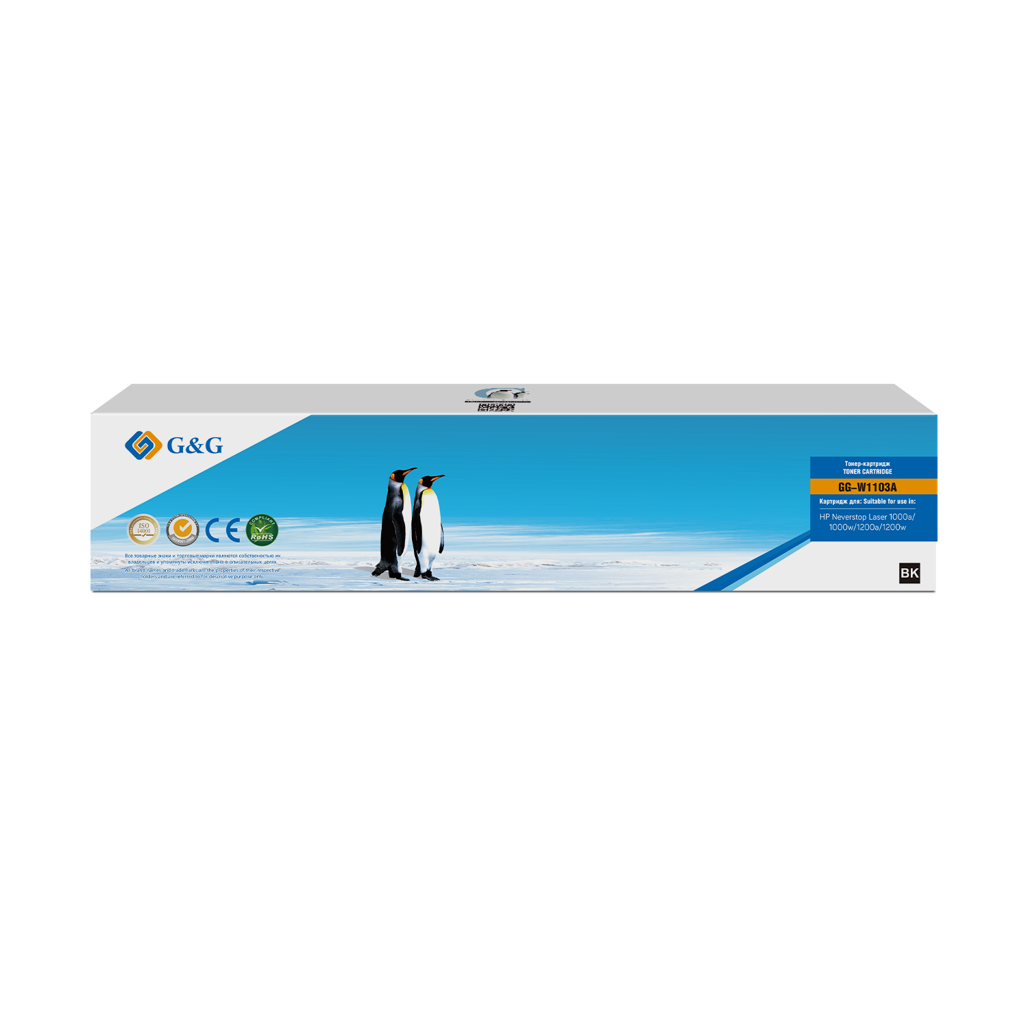

Картридж GG-W1103A Cartridge G&G for HP Neverstop Laser 1000a/1000w/1200a/1200w, with chip (2500), GG-W1103A