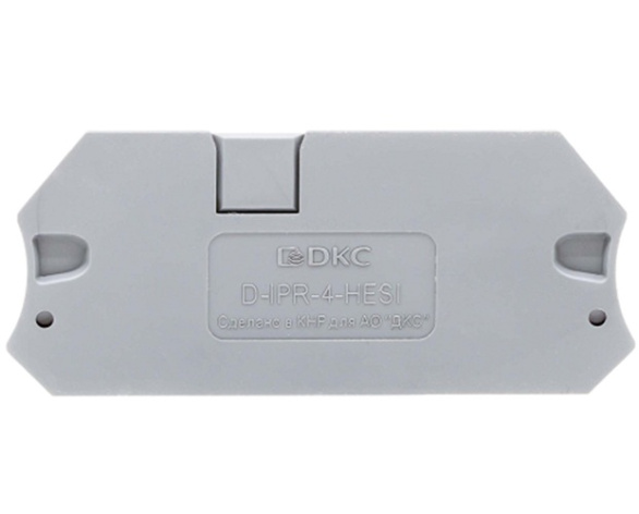 Изображение товара Торцевой изолятор DKC D-IPR-4-HESI для клеммных рядов