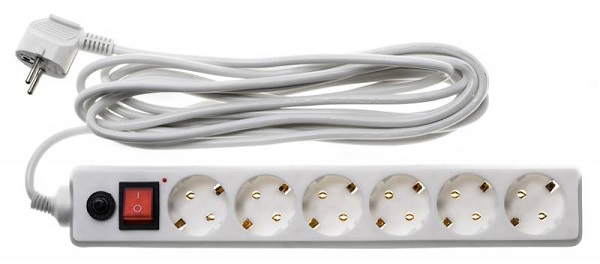 

Сетевой фильтр Buro 600SH-16-5-W 5м, 6 розеток, белый (коробка) 475263, 600SH-16-5-W