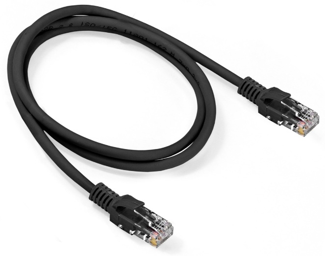 Кабель патч-корд Exegate UTP-RJ45-RJ45-5e-1M-BK