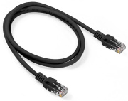 фото Кабель патч-корд U/UTP 5e кат. 1м Exegate UTP-RJ45-RJ45-5e-1M-BK