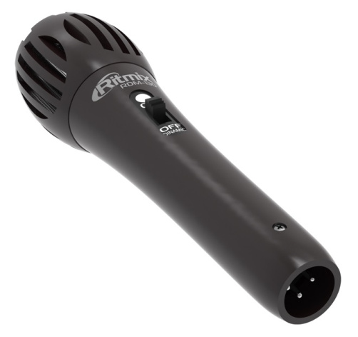 Изображение товара Микрофон динамический Ritmix RDM-130 black с проводным подключением