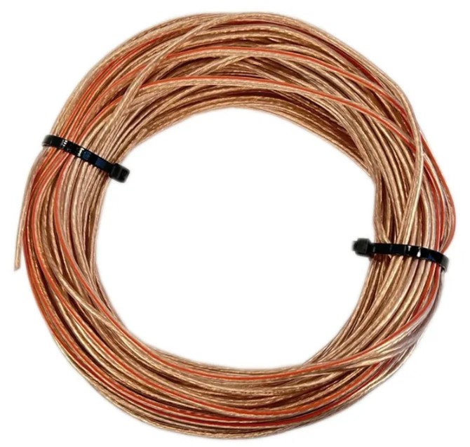 Кабель акустический RETIC ACC-2x4.0-TR 2х4,0 CCA катушка прозрачный 100м