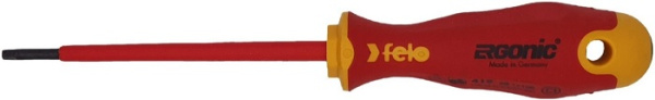 Изображение товара Отвертка Felo диэлектрическая SQ для электромонтажных работ 41910090