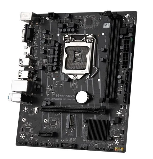

Материнская плата mATX MAXSUN Challenger H510M-H (LGA1200, H470, 2*DDR4 (3200), 3*SATA 6G RAID, M.2, 2*PCIE, Glan, VGA, HDMI, 2*USB 3.2, 4*USB 2.0) RT, Challenger H510M-H