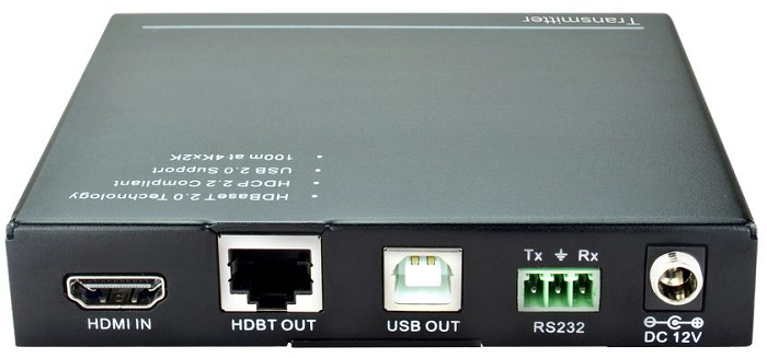 

Комплект приемник и передатчик Digis EX-US100 HDMI + USB 2.0 через HDBT. 4K 60Hz 4:2:0, HDMI 1.4, EDID, HDCP 2.2, RS232, IR, PoC. 10,2 Гбит/с. 5е/6: 4, EX-US100