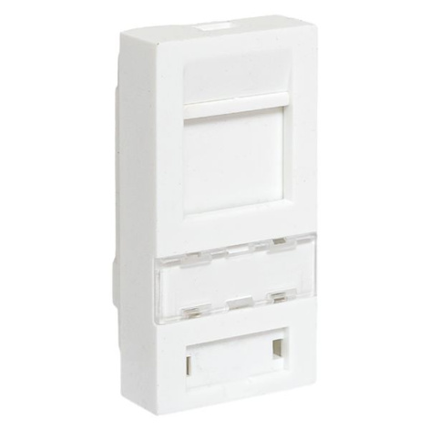 фото Накладка розетки компьютерной  EKF TRP-INS-MOS-1M1P-WH в Казани