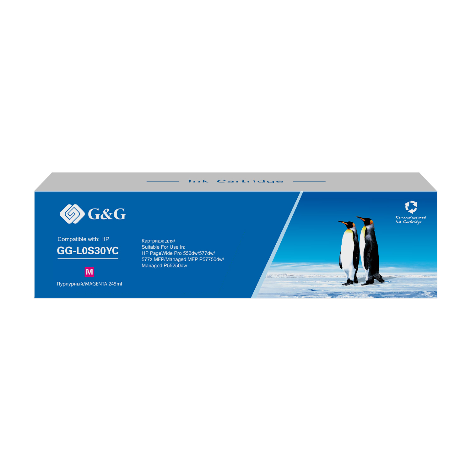 

Картридж G&G GG-L0S30YC струйный 976YC пурпурный (245мл) для HP PW Pro 5777/552, GG-L0S30YC