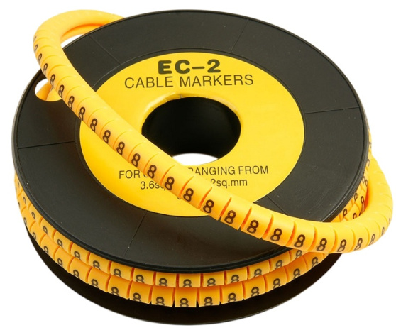 Изображение товара Маркер на кабель Cabeus EC-2-8 для диаметров 3,6-7,4 мм