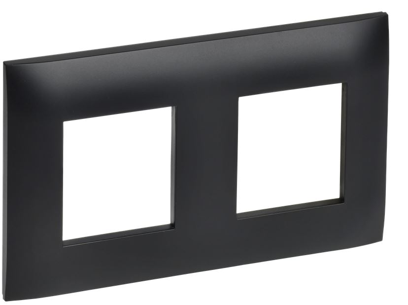 

Рамка двойная IEK SK-M22-K02 SKANDY SK-F02Bl Черный, SK-M22-K02