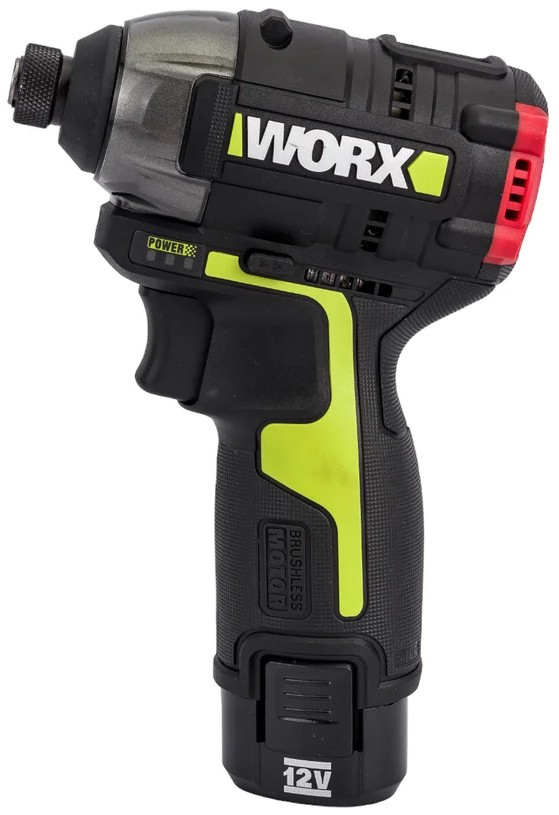 Винтоверт WORX Professional WU132 Impact аккумуляторный, ударный, бесщеточный, 12В, 140Нм, 2x2Ач